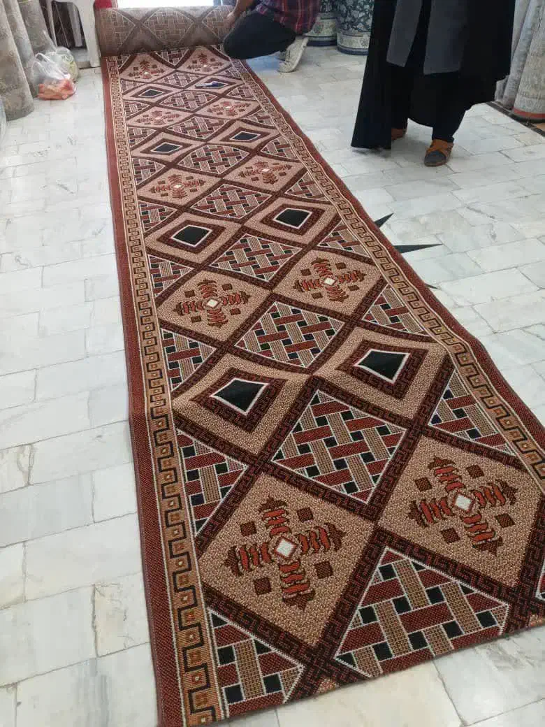 گلیم کد 602 ابعادی|گلیم، جاجیم، گبه|کاشان, کوی اداره گاز|دیوار