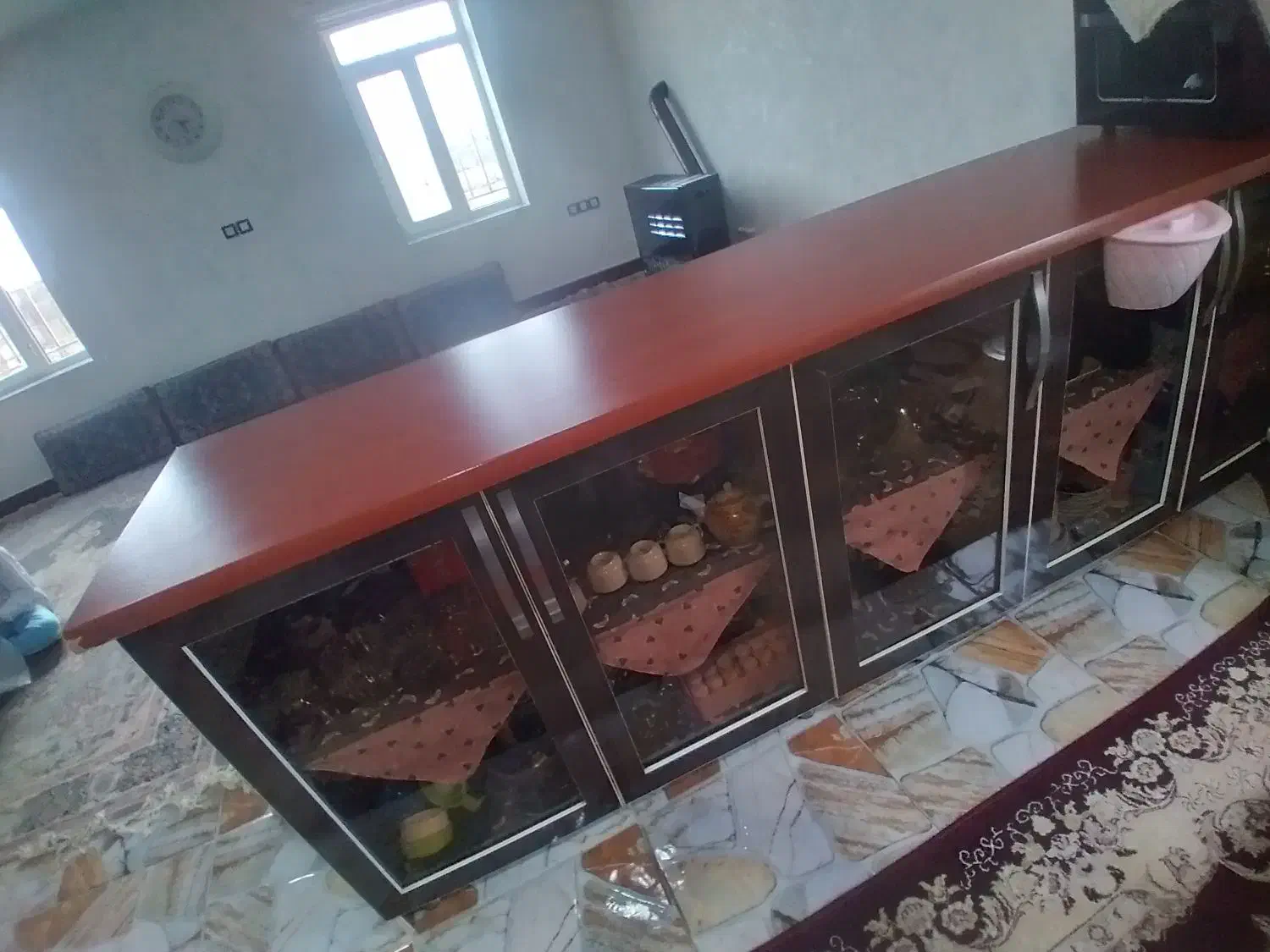 اپن آشپزخانه|مصالح و تجهیزات ساختمان|قروه, |دیوار