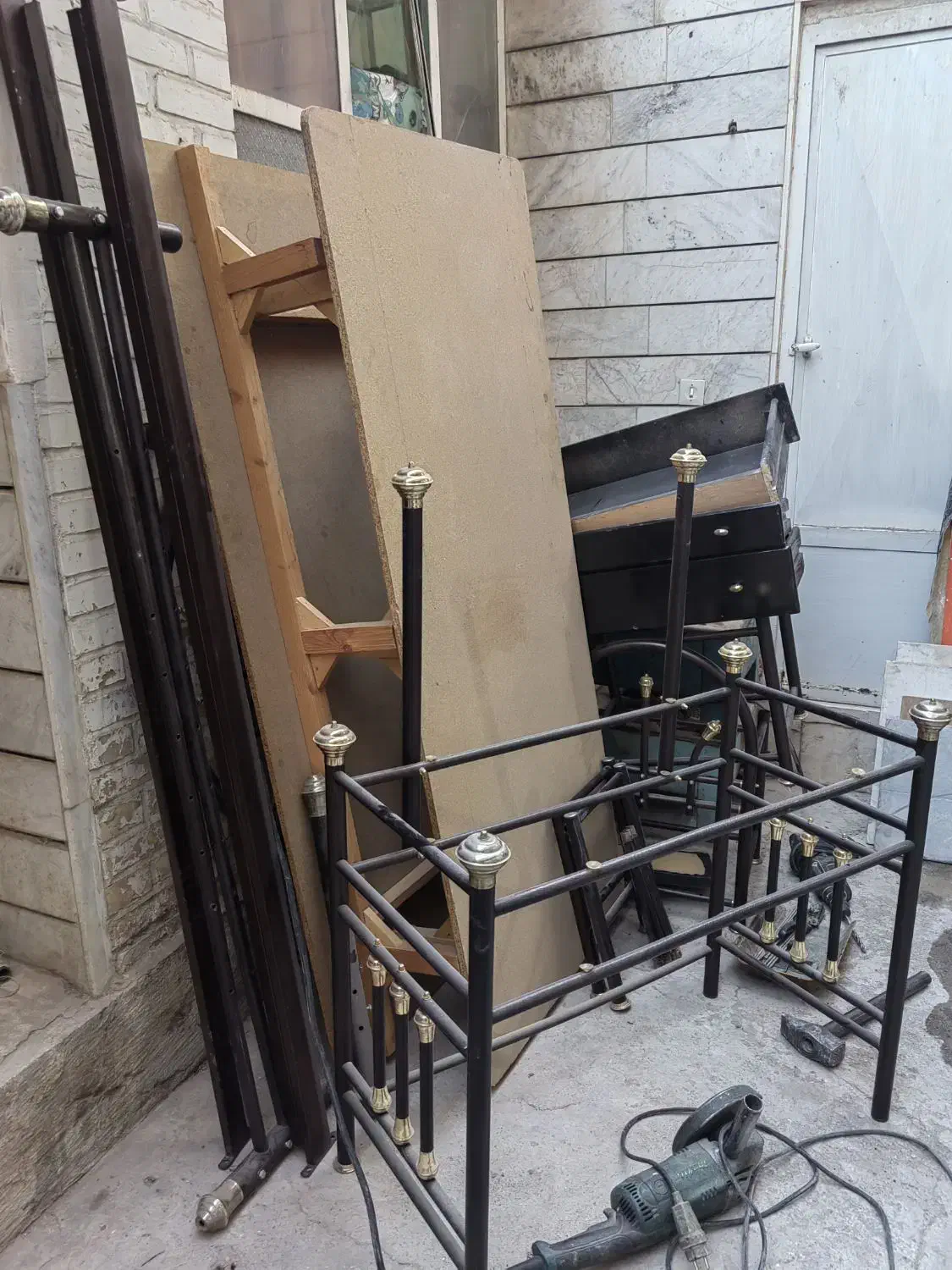 تخت فرفوژه سرویس کامل|تخت و سرویس خواب|خمینی‌شهر, |دیوار