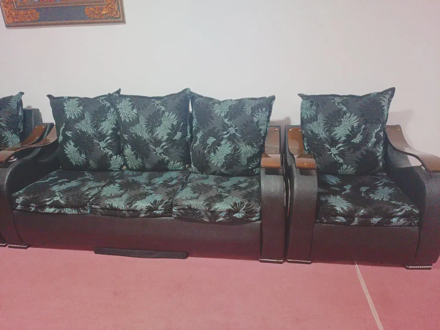 مبلمان ۷نفره راحتی|مبلمان خانگی و میز عسلی|ایوان, |دیوار