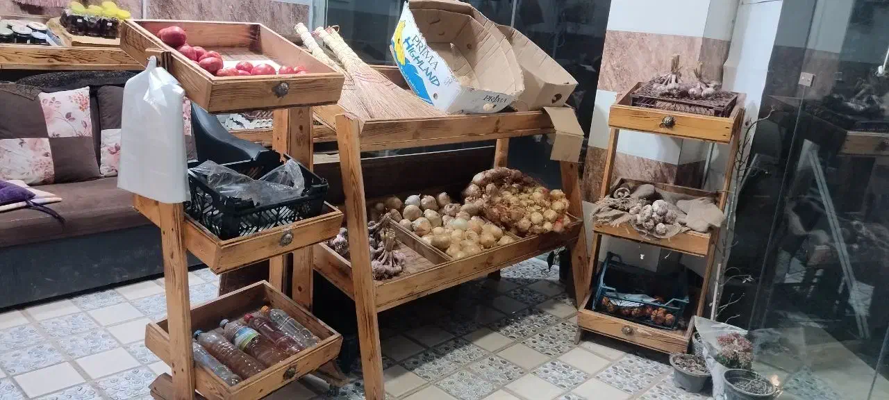 میز میوه با چوب نراد|میز و صندلی غذاخوری|لنگرود, |دیوار