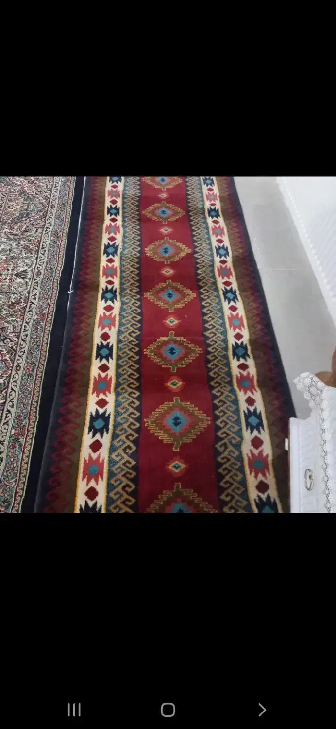 گلیم کناره (راه پله)|گلیم، جاجیم، گبه|همدان, |دیوار