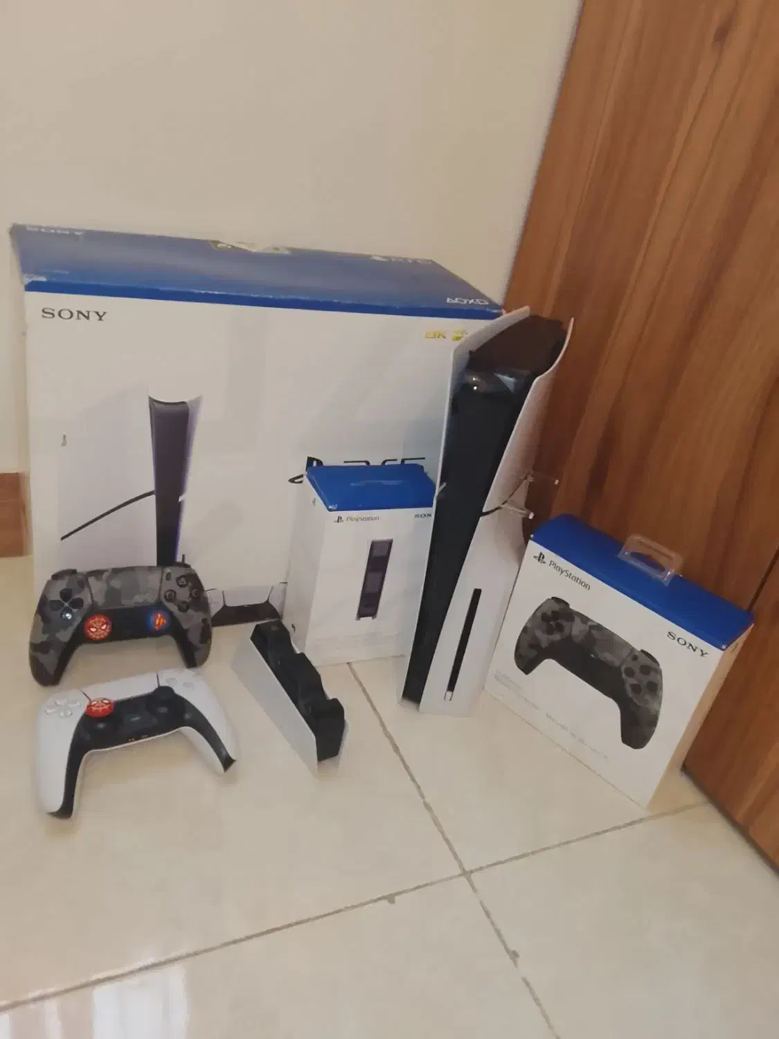 پلی۵ ps5اسلیم استانداردفول گیم به همراه دسته اضافه|کنسول، بازی ویدئویی و آنلاین|تهران, باشگاه نفت|دیوار