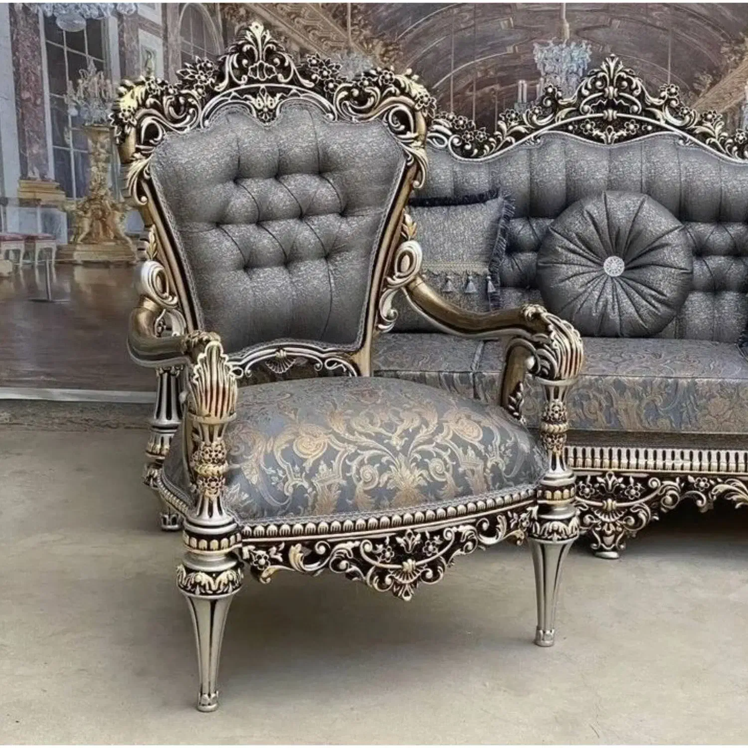 مبل کلاسیک خاطره/جهیزیه/مصری سلطنتی|مبلمان خانگی و میز عسلی|گلستان (تهران), |دیوار