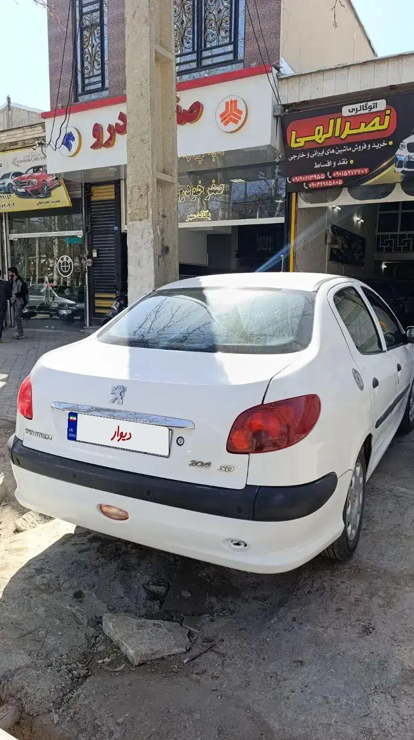 206sdمدل 91v20|خودرو سواری و وانت|بروجرد, |دیوار