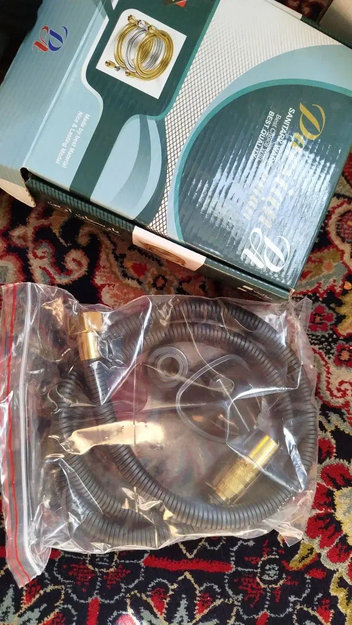 شیر دستشویی با شیلنگ|لوازم سرویس بهداشتی|شاندیز, |دیوار