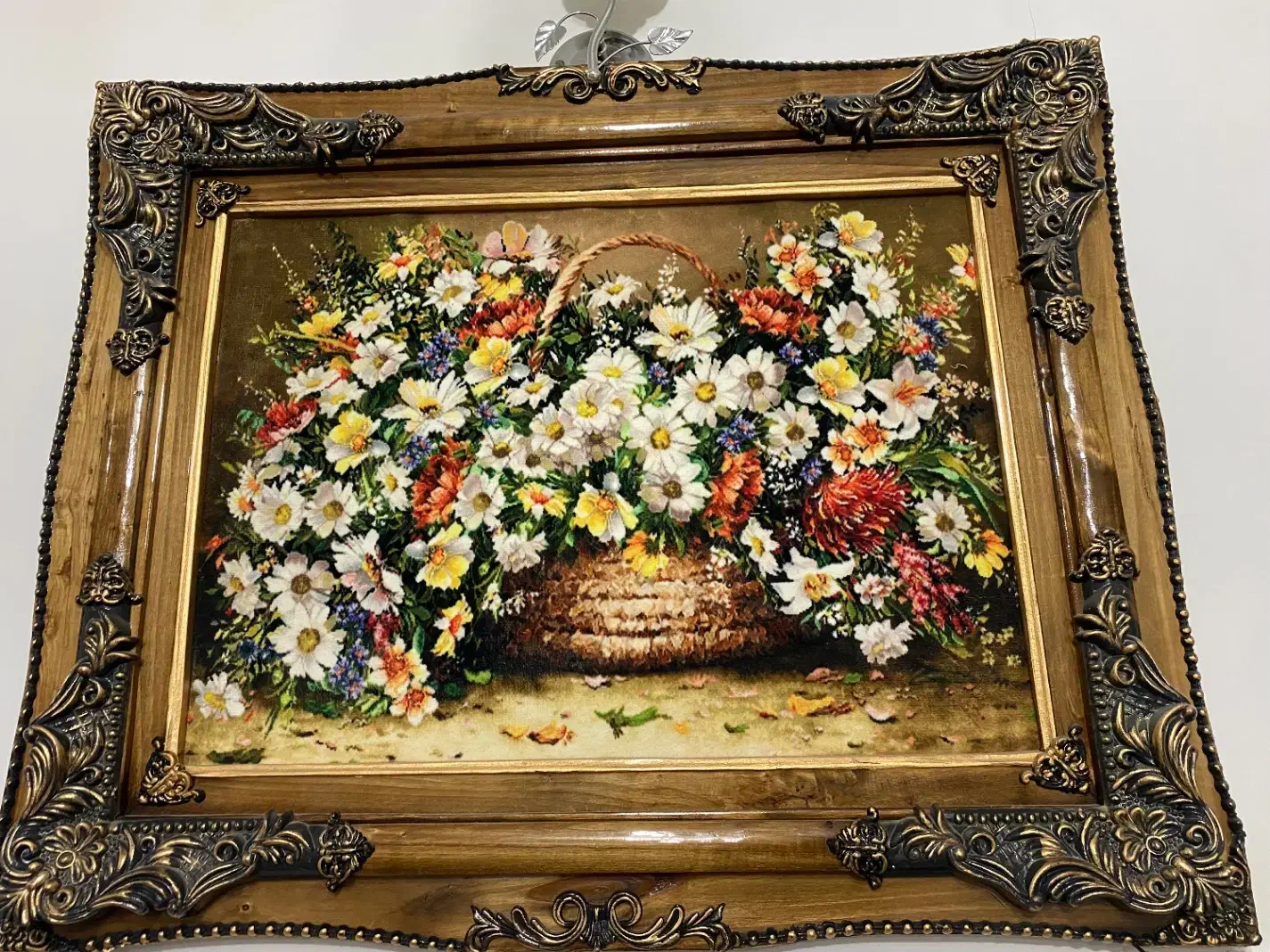 تابلوفرش سبدگل|تابلو فرش|مراغه, |دیوار