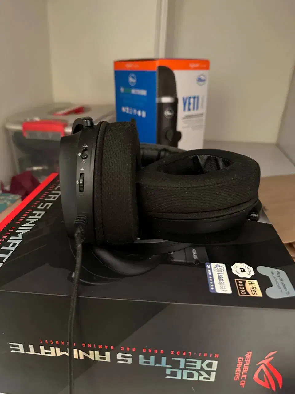 هدفون گیمینگ ASUS ROG Delta S Animate اورجینال|قطعات و لوازم جانبی رایانه|نجف‌آباد, فرخی|دیوار