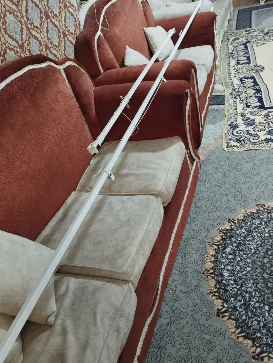 چوب پرده|پرده، رانر، رومیزی|نیشابور, گنبد سبز|دیوار