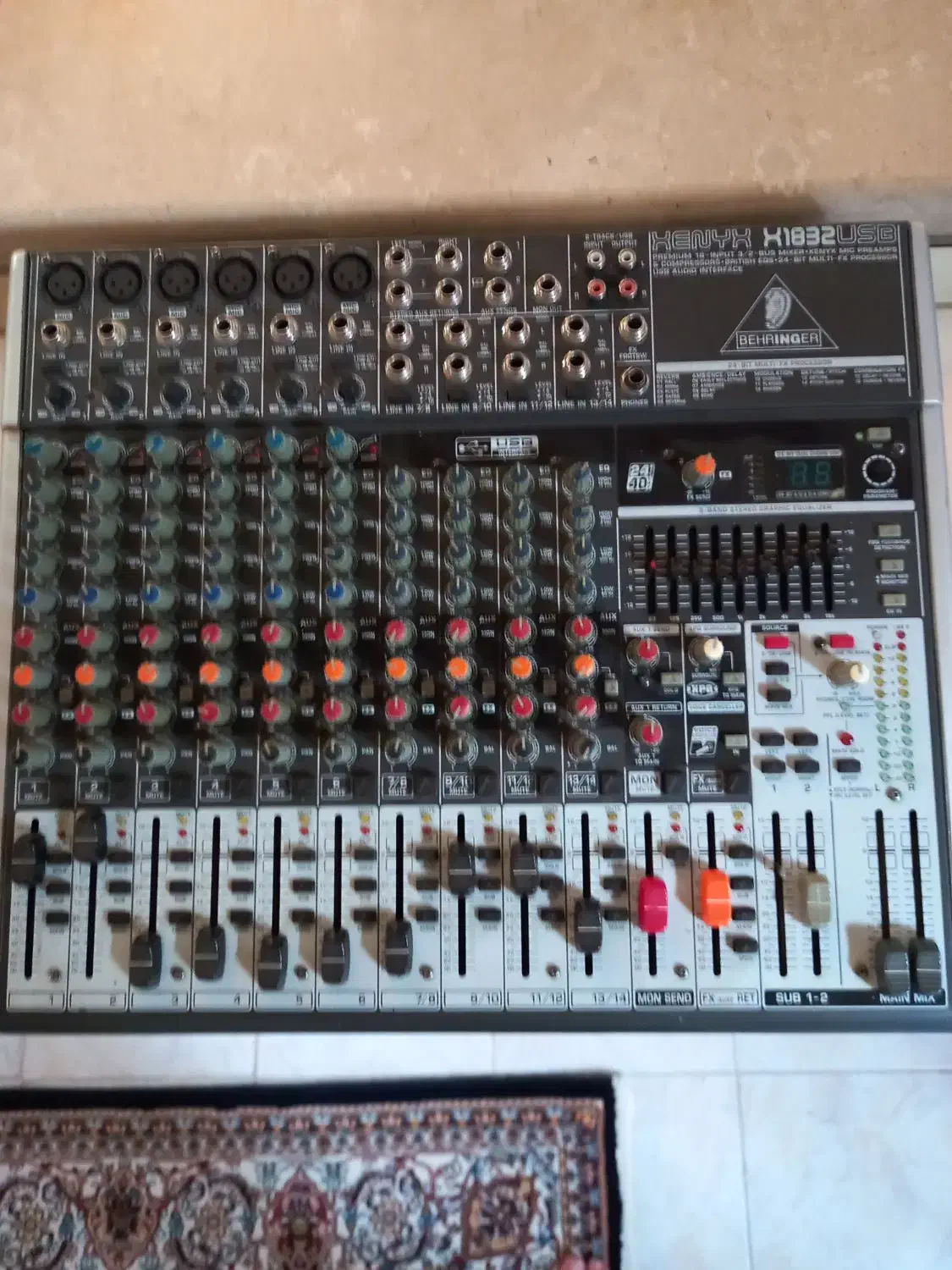 میکسر بهرینگر|گیتار، بیس، امپلیفایر|مرند, |دیوار