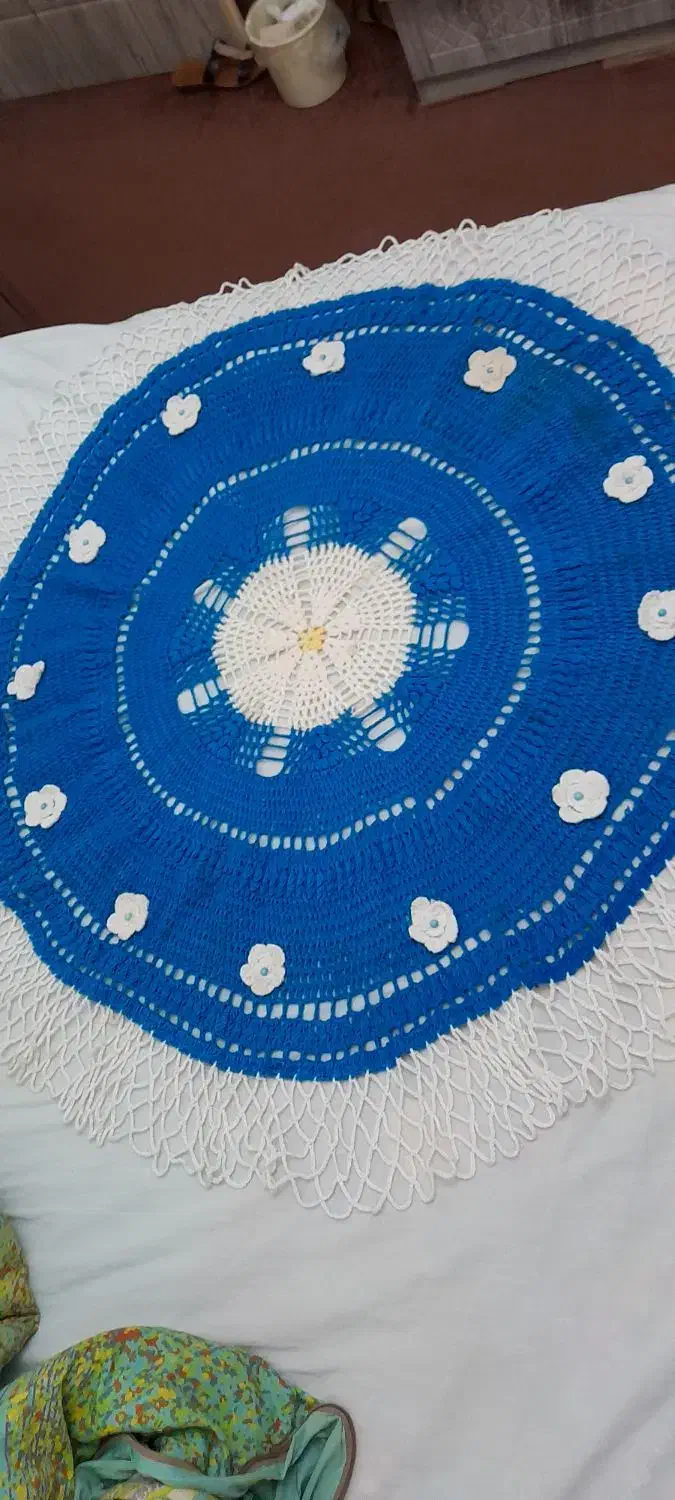 فروش رومیزی بافتنی دست باف|پرده، رانر، رومیزی|بندر ماهشهر, |دیوار