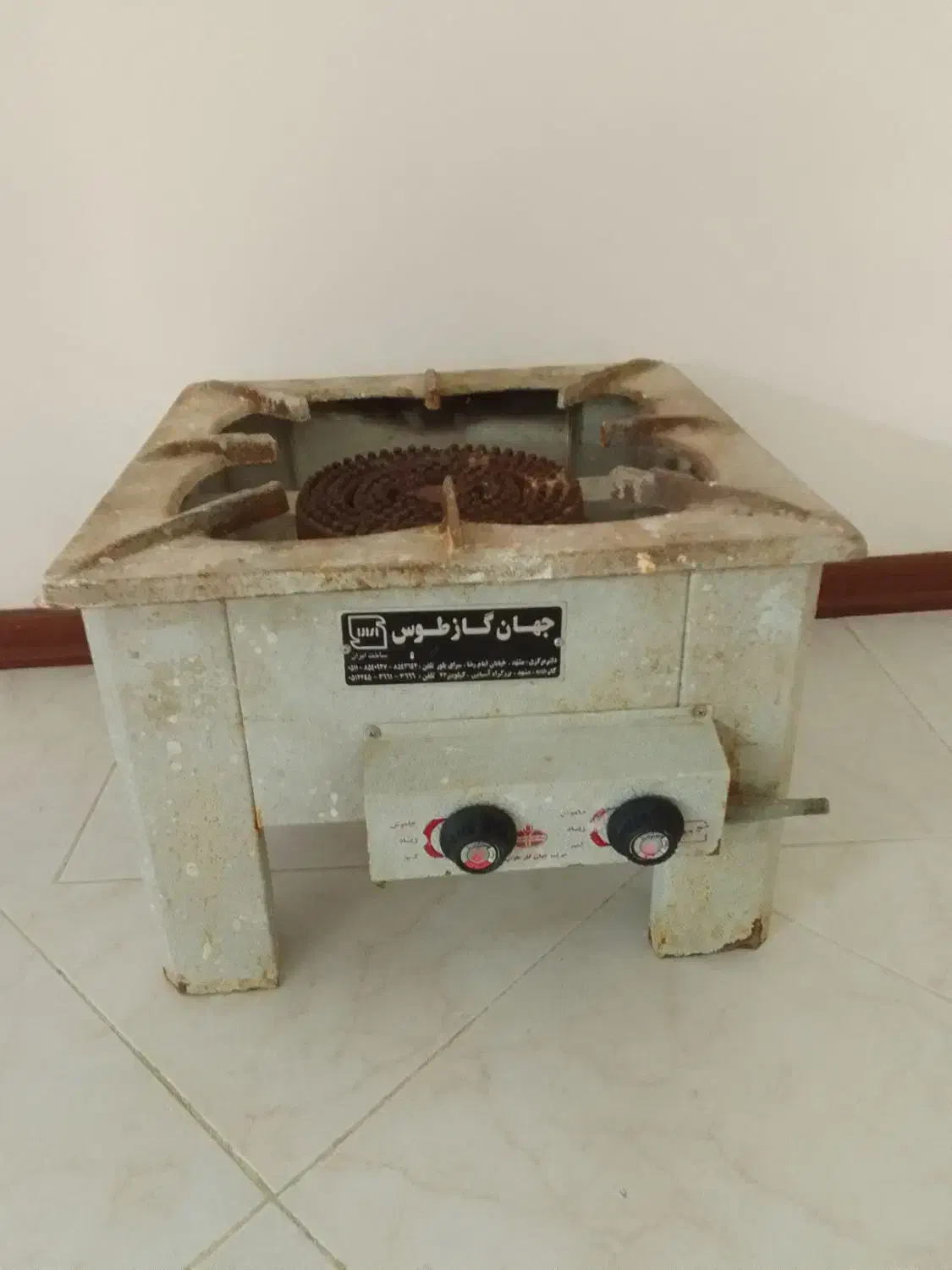 اجاق گاز دوشعله بزرگ جهان گاز طوس|اجاق گاز و لوازم برقی پخت‌وپز|گلبهار, شهر جدید گلبهار|دیوار