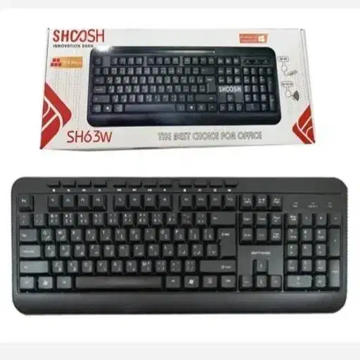 کیبورد بیسیم شوش SH63W|قطعات و لوازم جانبی رایانه|یزد, |دیوار
