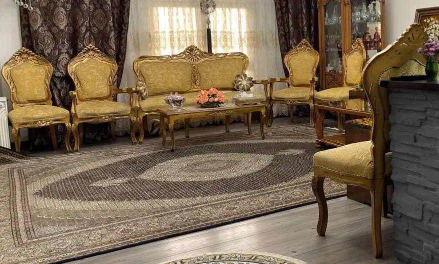 یک دست مبلمان استیل سلطنتی مدل فرهی ۴ گل ۹ نفره|مبلمان خانگی و میز عسلی|تهران, اختیاریه|دیوار