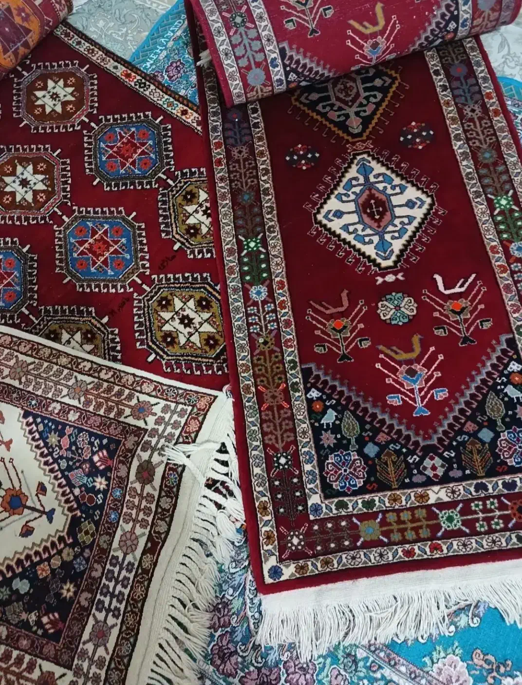 گبه اصیل قشقایی|گلیم، جاجیم، گبه|شیراز, ارم|دیوار