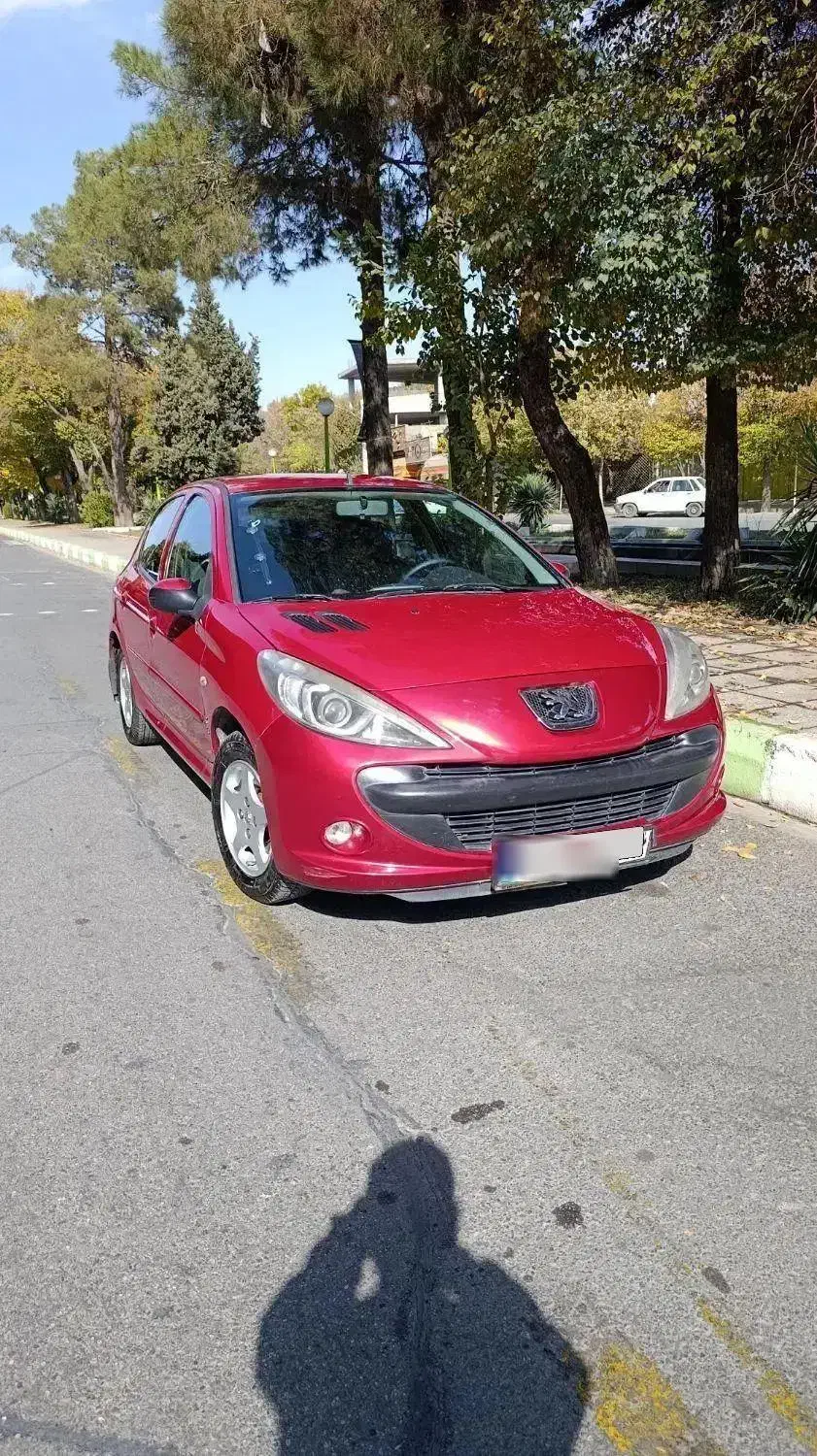 ۲۰۷ فرانسوی البالویی بدون رنگ بدون ضربه|خودرو سواری و وانت|اصفهان, باغ زرشک|دیوار