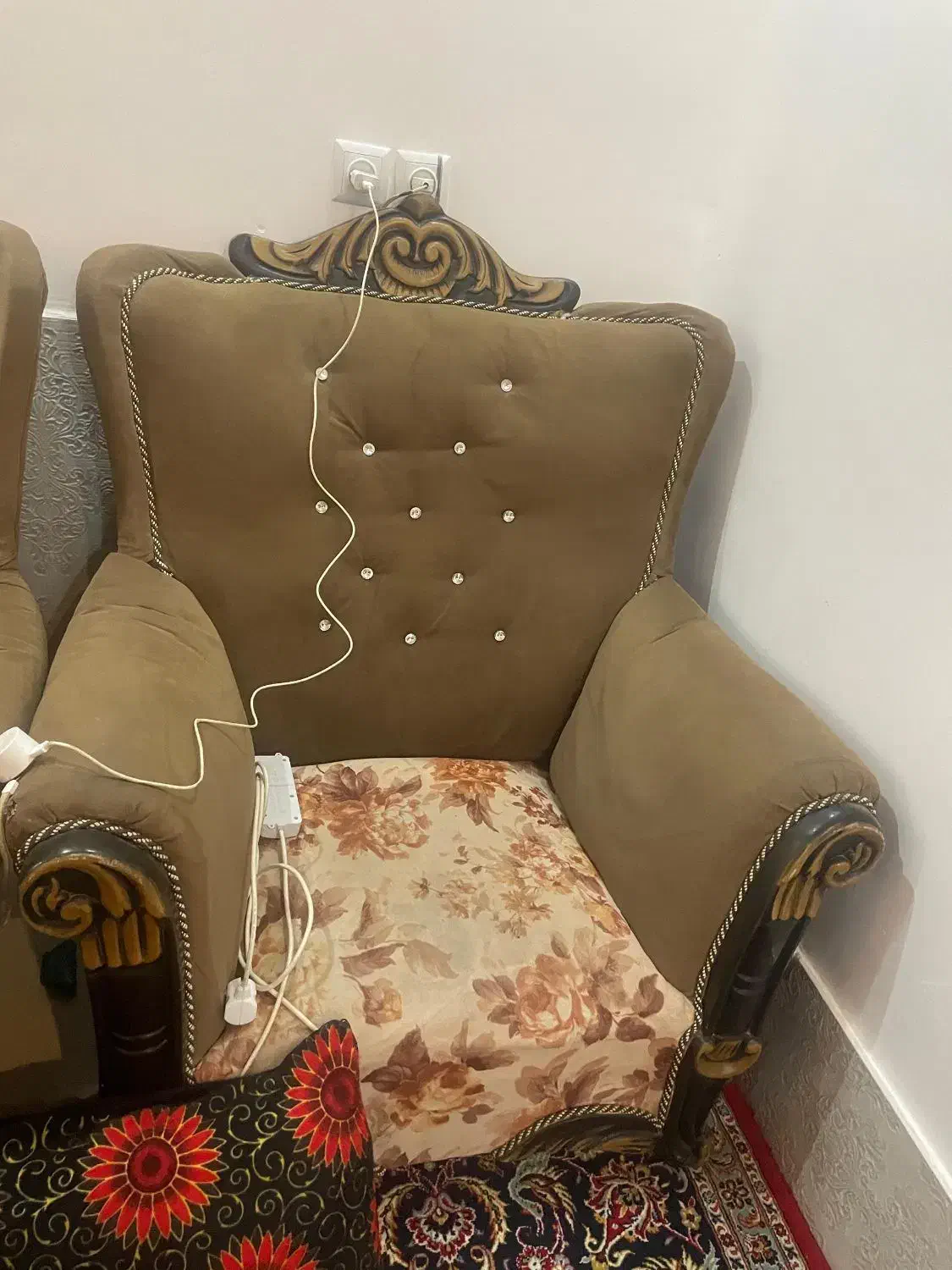 مبل 7نفره|مبلمان خانگی و میز عسلی|میبد, |دیوار