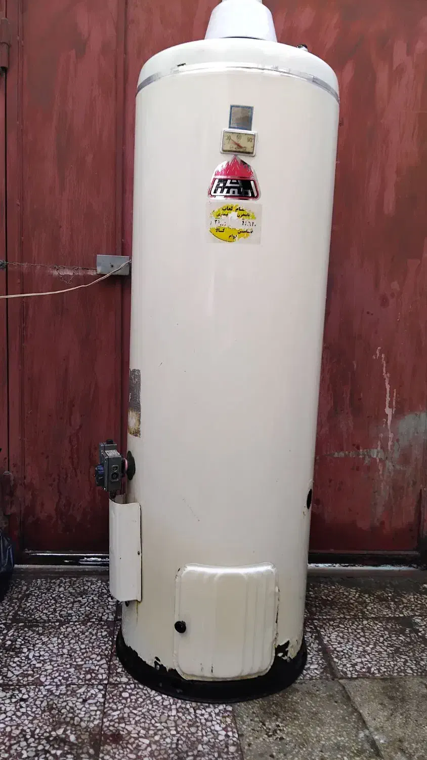 آبگرمکن زمینی 60 گالن اطمینان ورق گالوانیزه 4 میل|آبگرمکن، پکیج، شوفاژ|قم, قلعه کامکار|دیوار