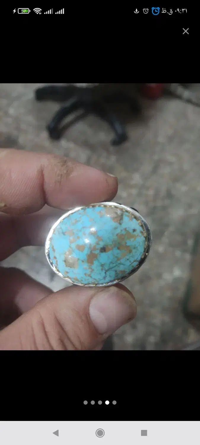 انگشتر نقره فیروزه|جواهرات|نجف‌آباد, شیخ بهایی جنوبی|دیوار