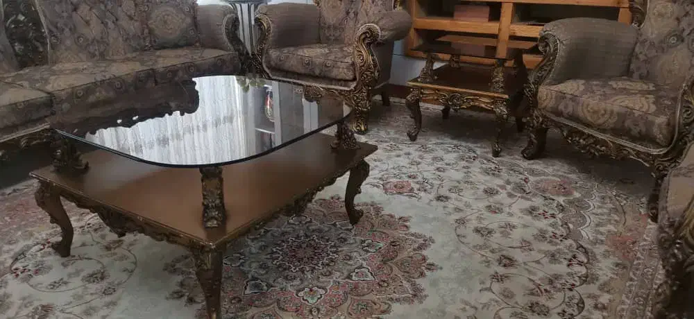 مبل سلطنتی تمام کار و پرکار|مبلمان خانگی و میز عسلی|ساری, |دیوار