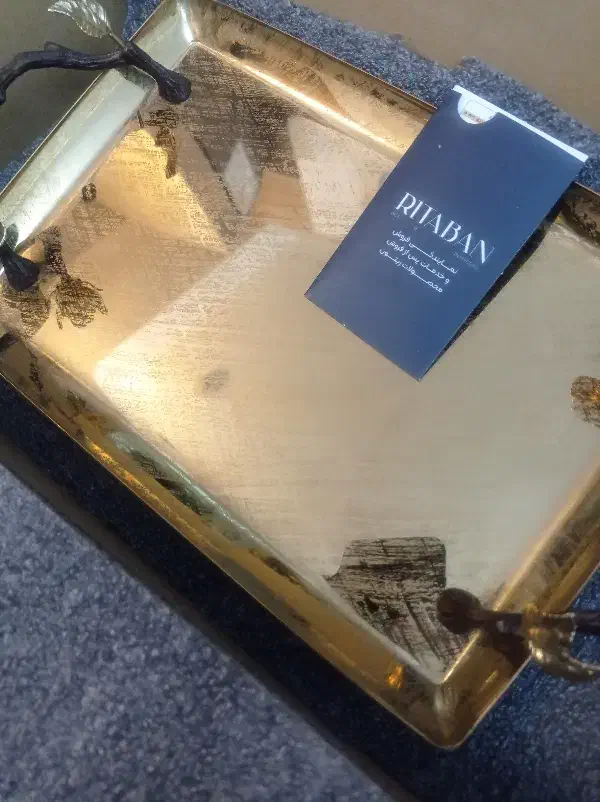 سینی برنزی سنگین|ظروف سرو و پذیرایی|تبریز, |دیوار