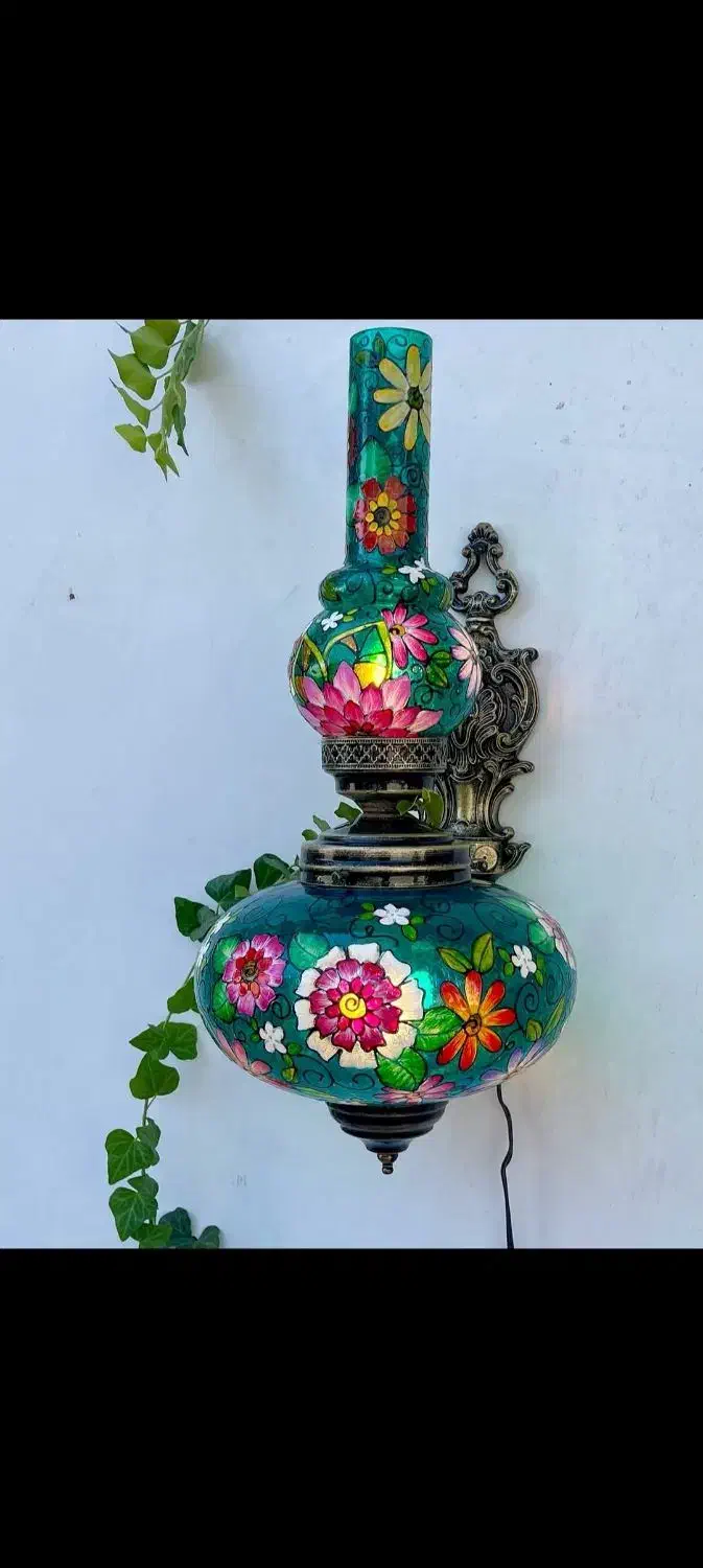 چراغ دیوارکوب دست ساز|لوستر و چراغ آویز|چالوس, |دیوار