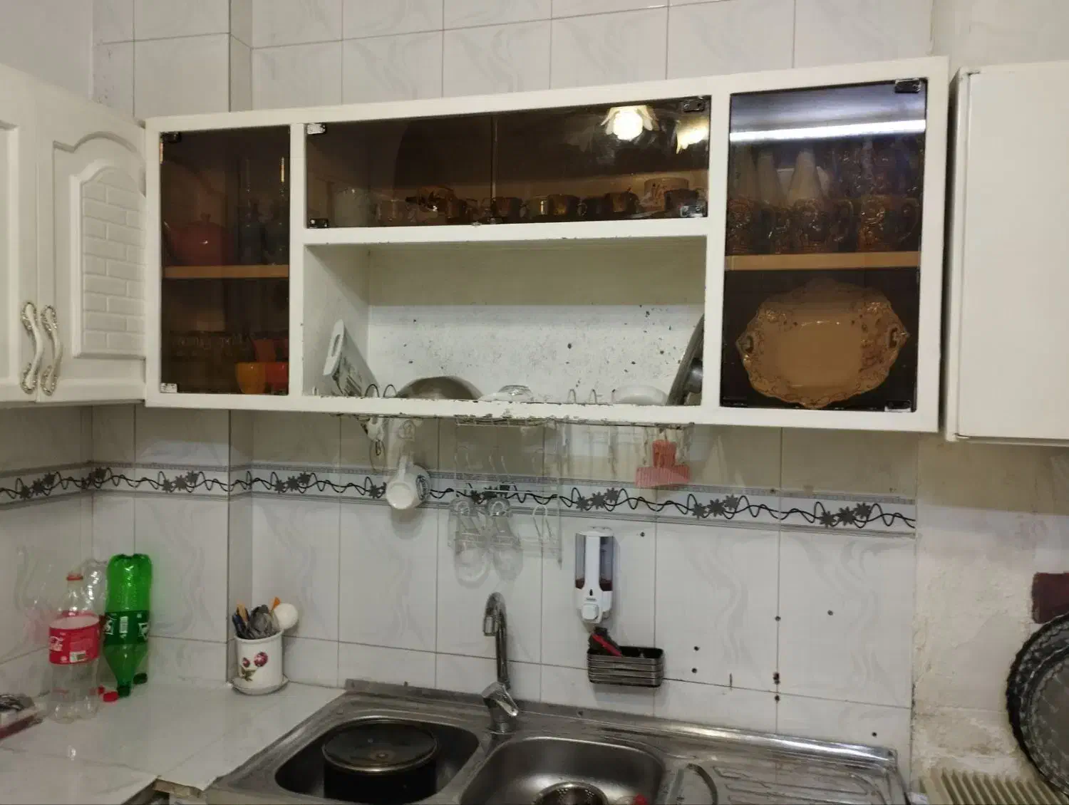 کابینت فلزی در حال استفاده وتمیز|مصالح و تجهیزات ساختمان|مشهد, شهید بهشتی|دیوار