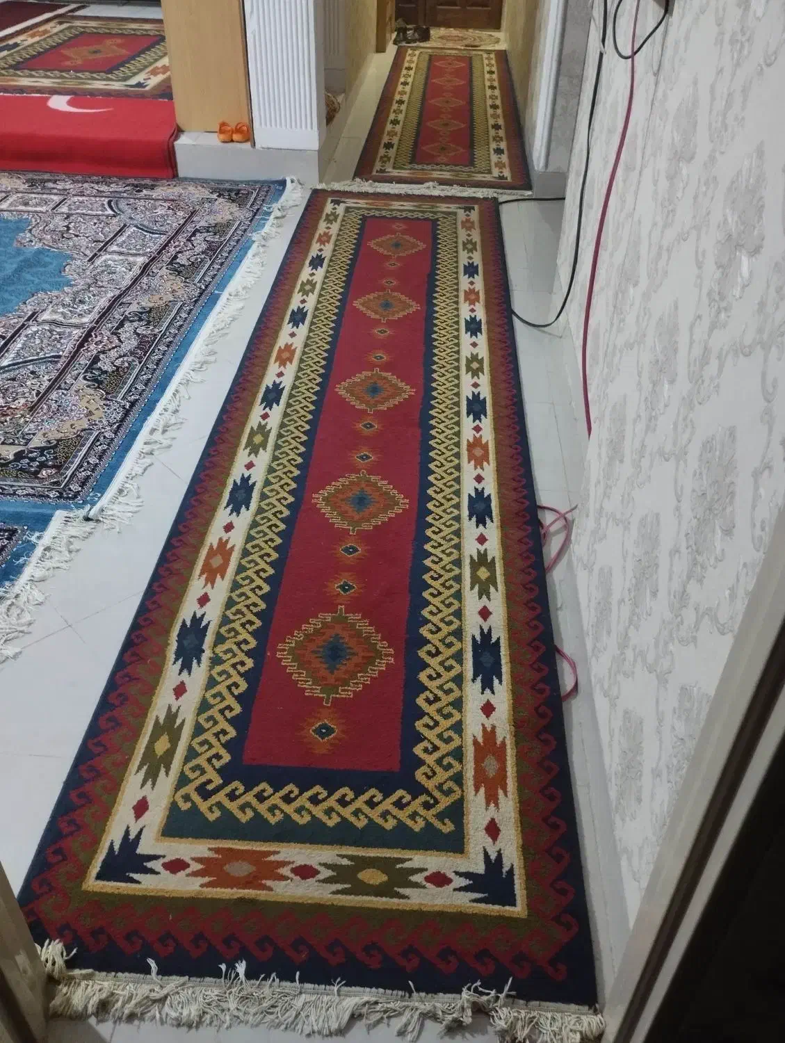 گلیم فرش|گلیم، جاجیم، گبه|زاهدان, |دیوار