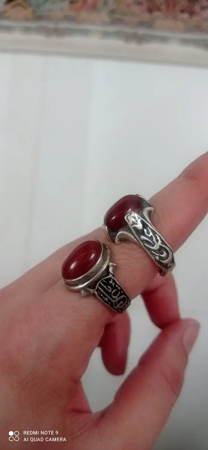 انگشتر نقره عقیق|جواهرات|کرمانشاه, |دیوار