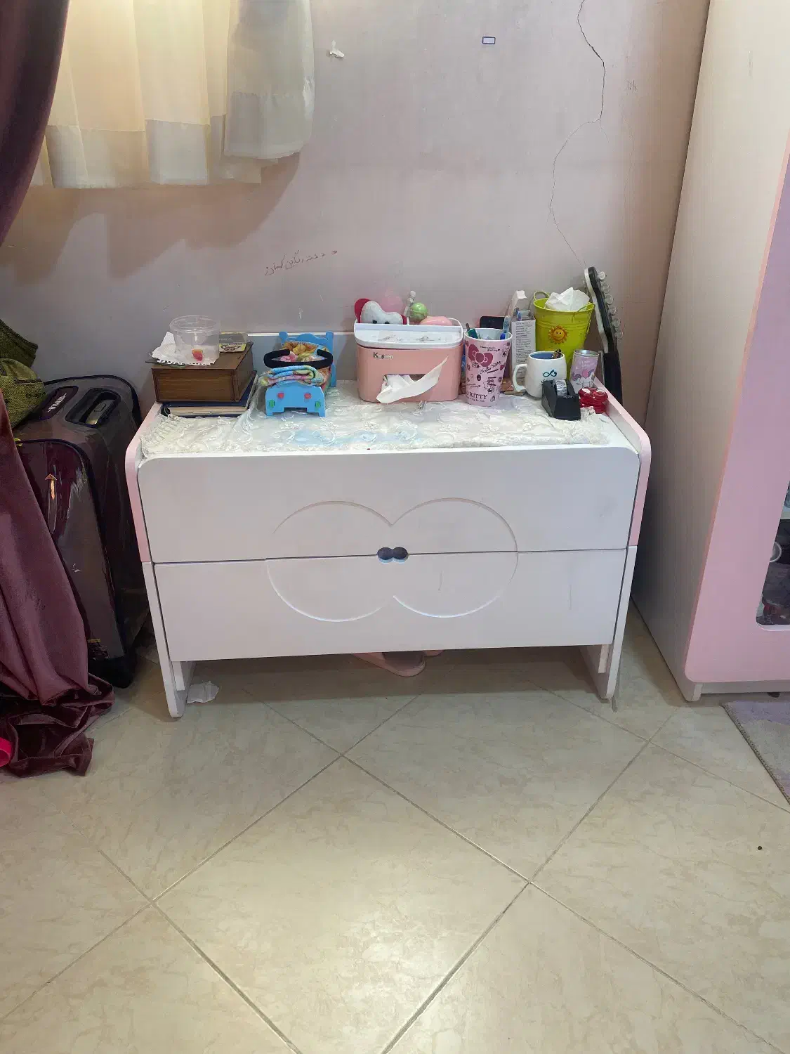 تخت وکمد نوزاد و نوجوان جنس ام دی اف|تخت و صندلی بچه|مشهد, عبادی|دیوار