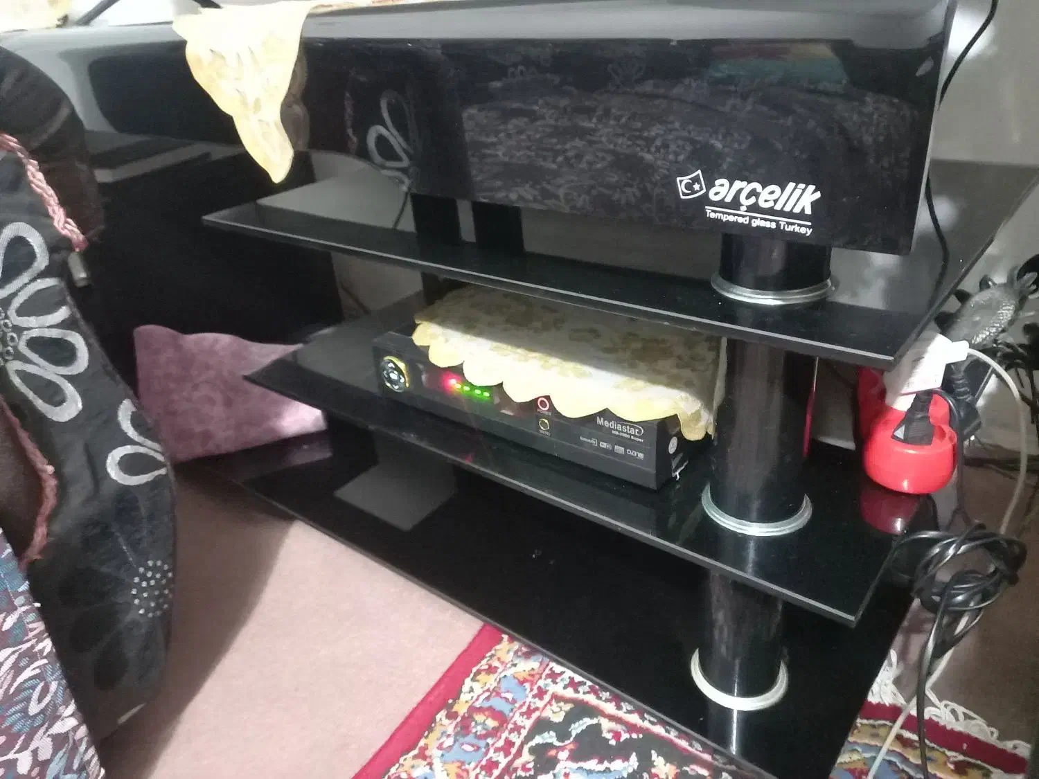 میزتلویزیون شیشه ای|میز تلویزیون|رشت, سلیمانداراب|دیوار