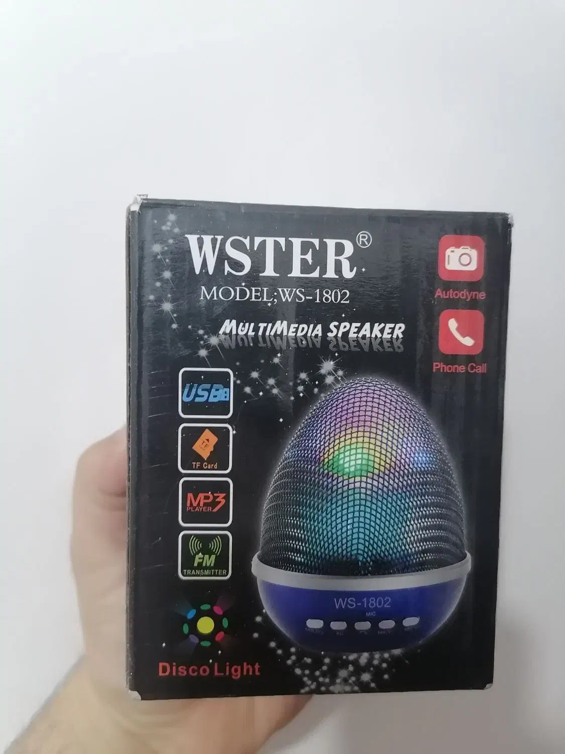 اسپیکر تخم مرغی چراغ دار کاملا نو|پخشکننده همراه|بوشهر, |دیوار