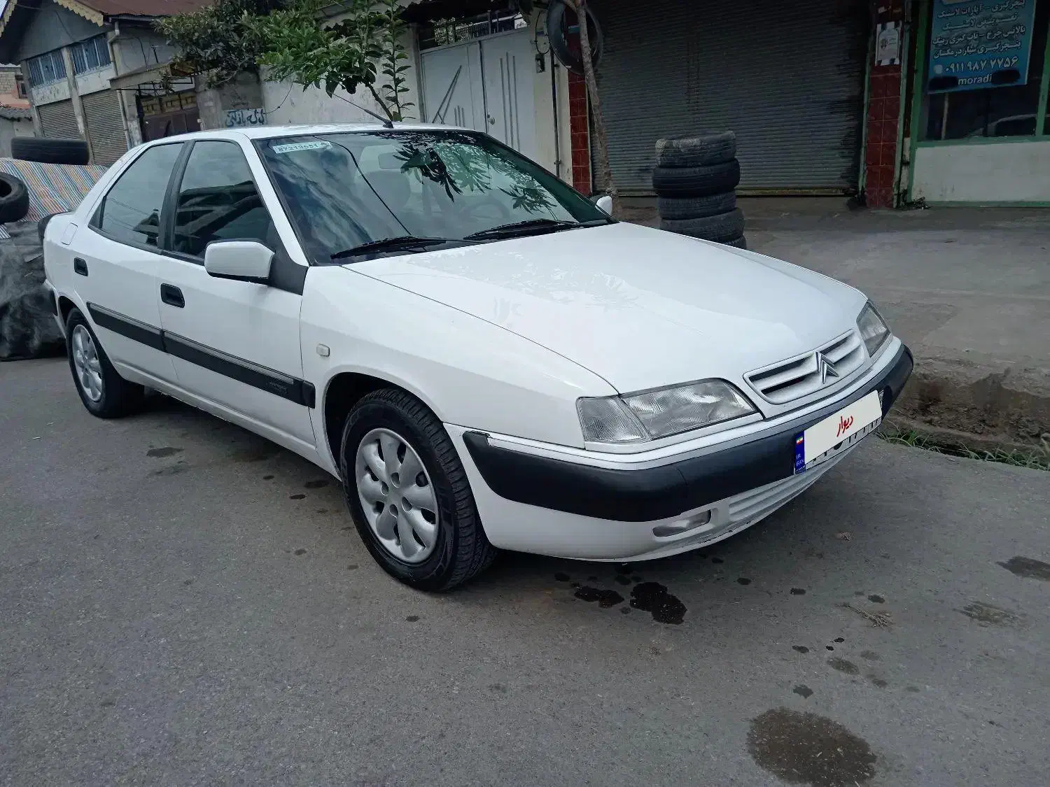 زانتیا 85درحد خشک معاوظه با زمین داخل انزلی|خودرو سواری و وانت|بندر انزلی, نیمه شعبان|دیوار