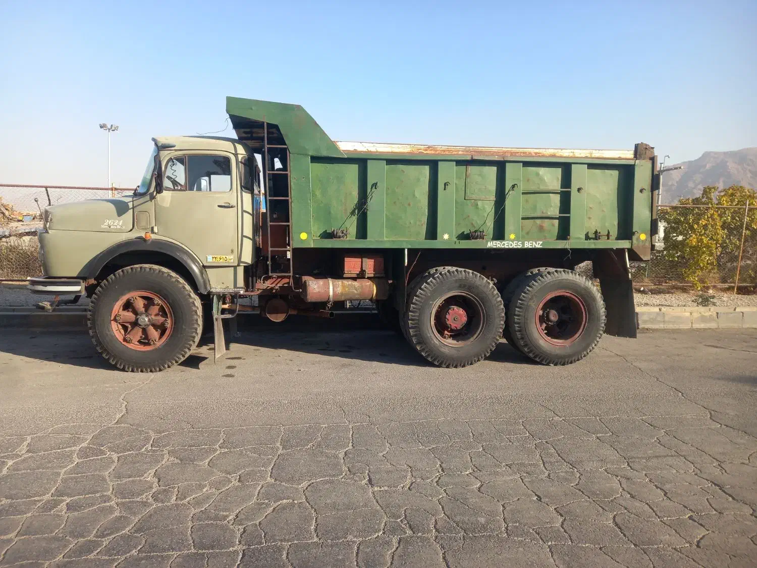 بنز ده چرخ کمپرسی|خودرو سنگین|مبارکه, |دیوار