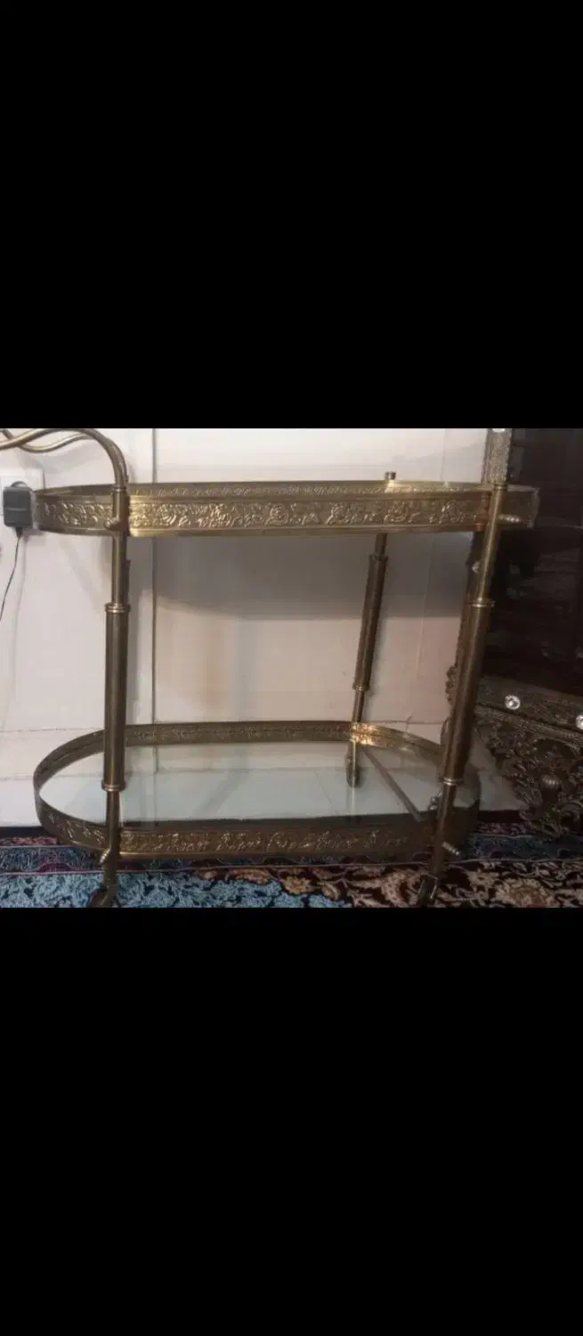 میز بار برنجی|بوفه، ویترین، کنسول|تهران, جوادیه تهرانپارس|دیوار