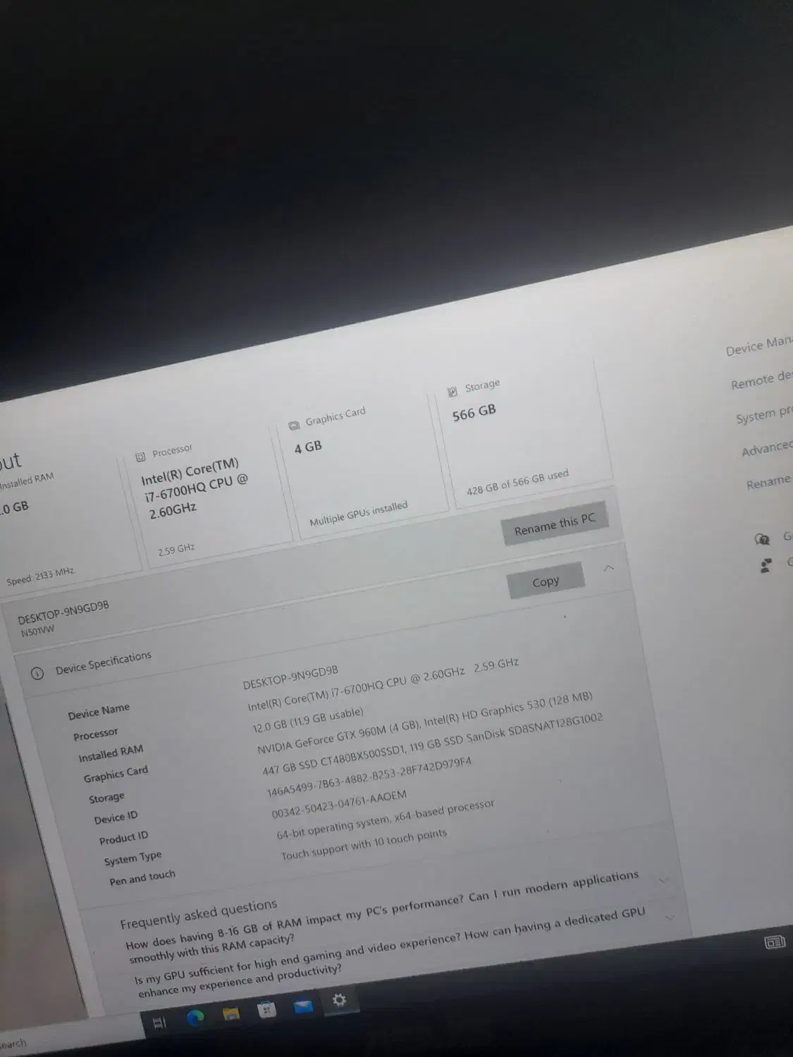 فروش لب تاپ|رایانه همراه|گلستان (تهران), |دیوار