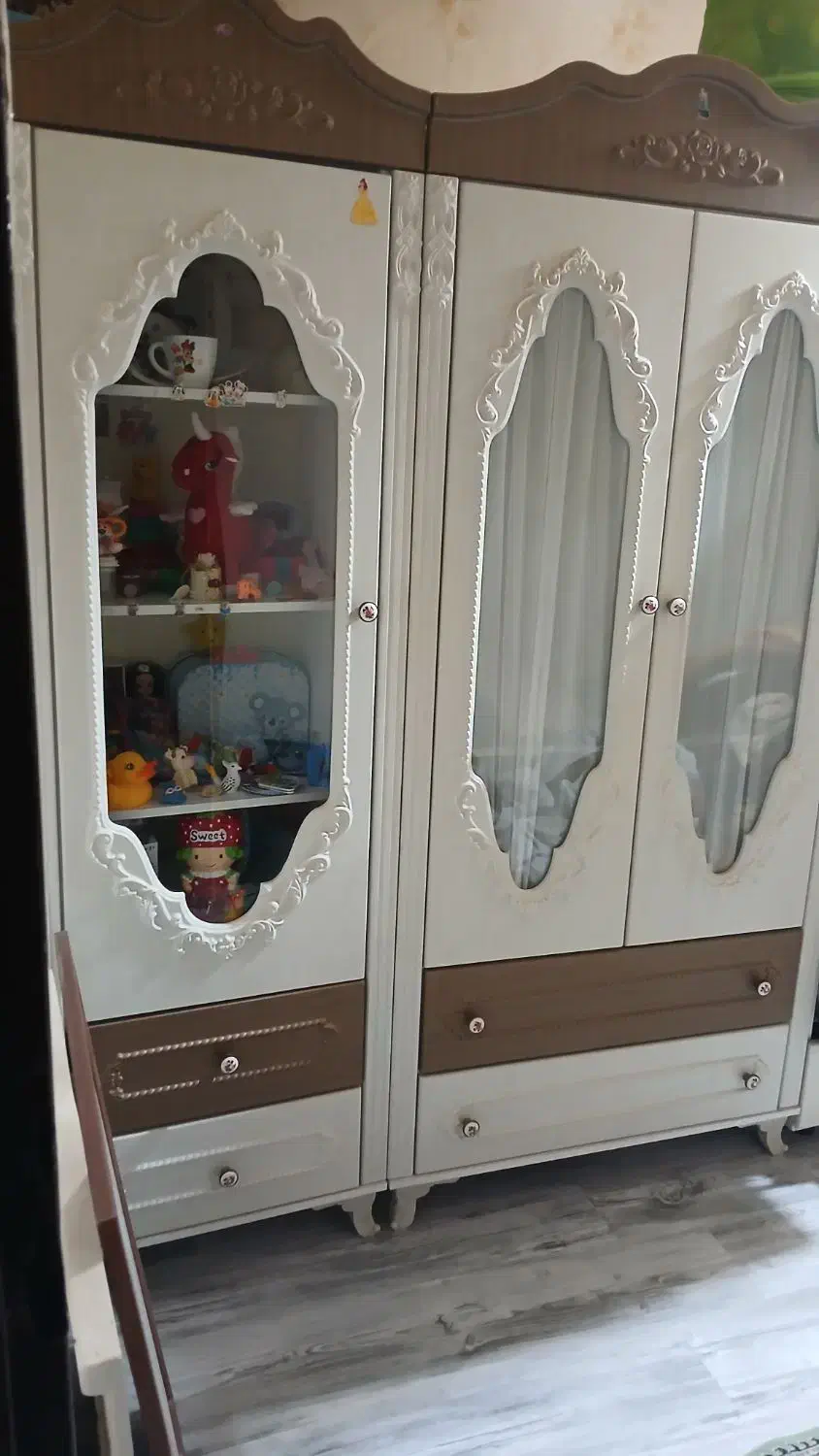 سرویس کمد ودراور|تخت و سرویس خواب|شاندیز, |دیوار