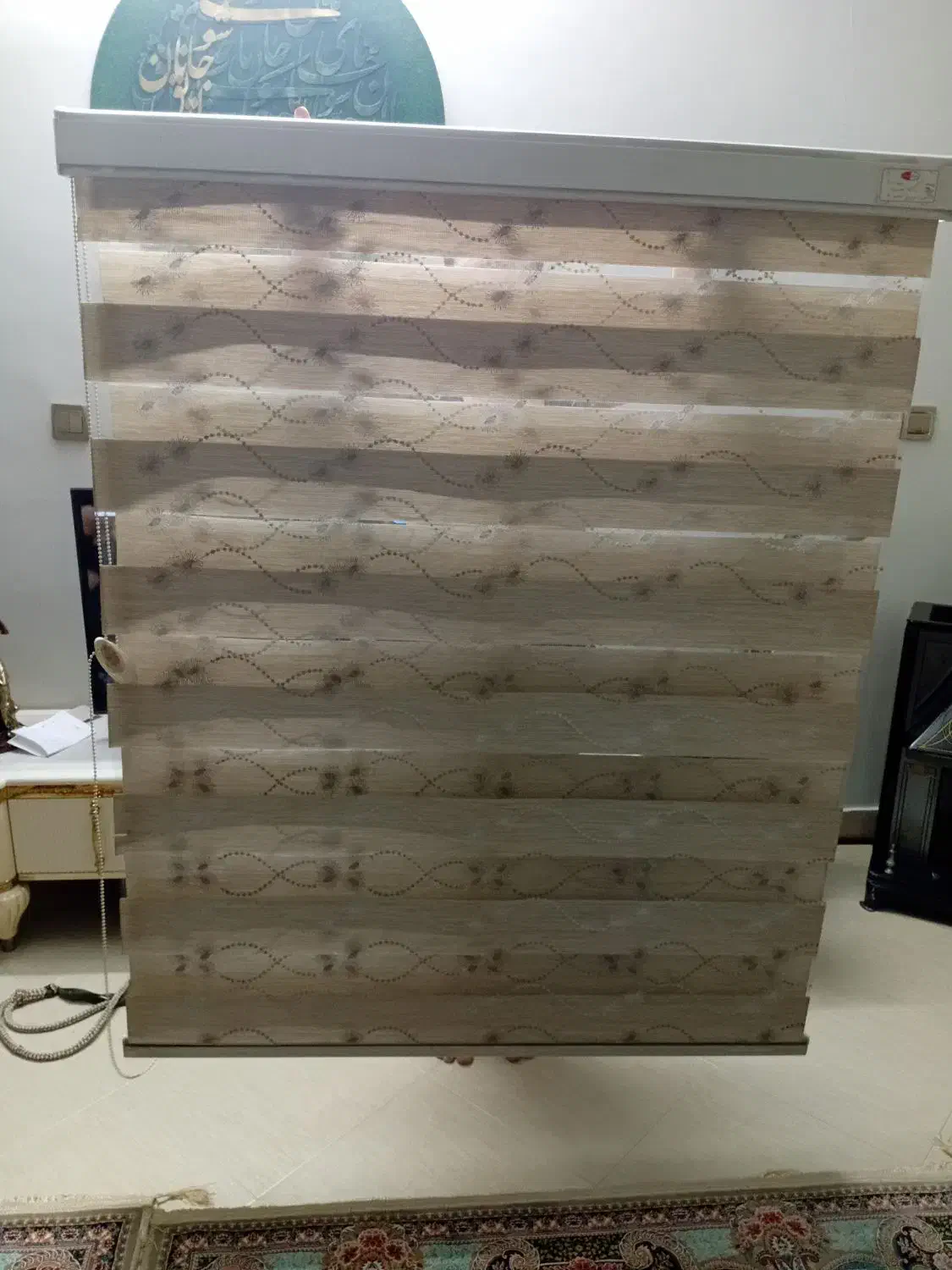 پرده  زبرا سالم وتمیز|پرده، رانر، رومیزی|تهران, وحیدیه|دیوار