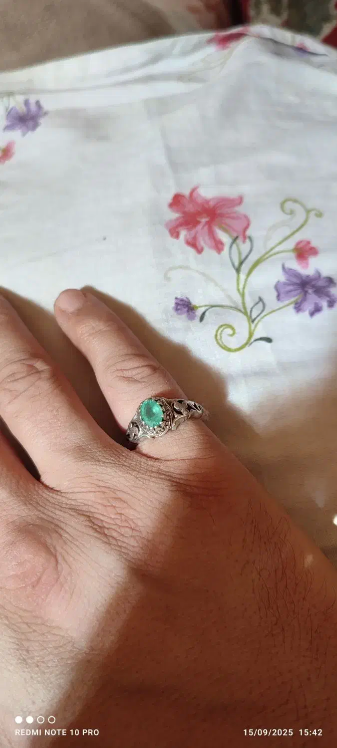 انگشترزمرد(اصل)|جواهرات|کرمانشاه, |دیوار