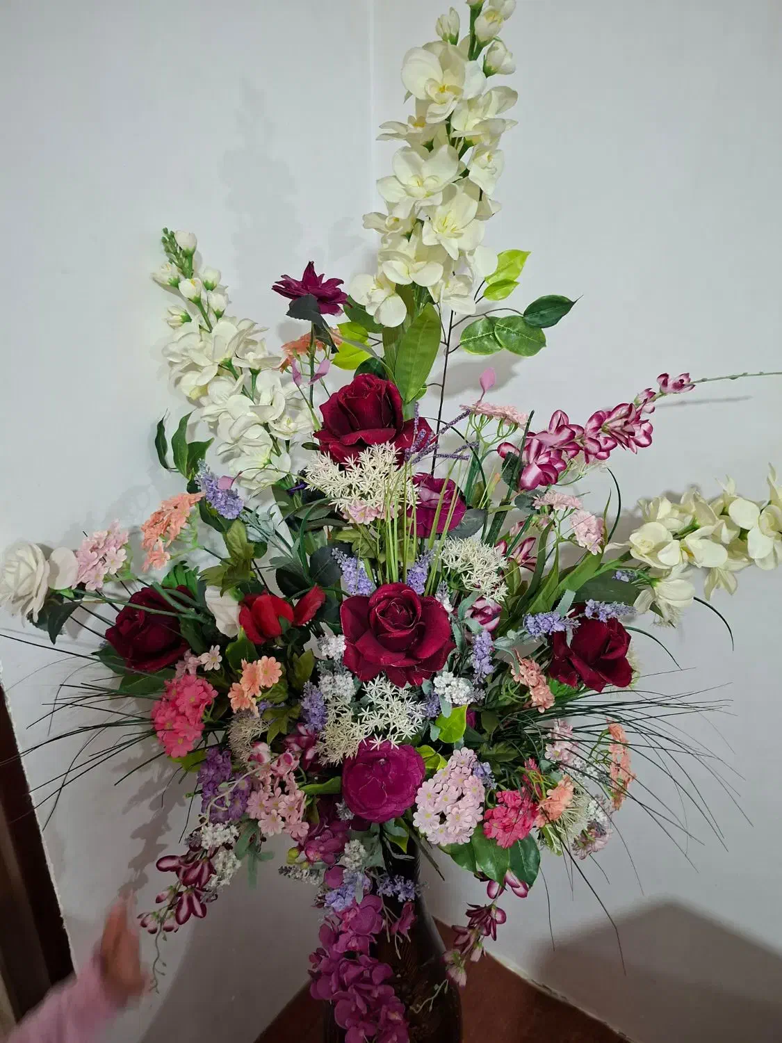 گل کنار سالنی|گل مصنوعی|ارومیه, |دیوار