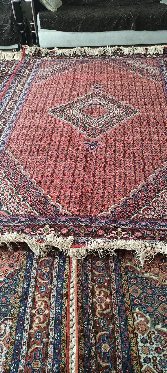 فروش فرش طبیعی ریزه ماهی|فرش|مشگین شهر, |دیوار