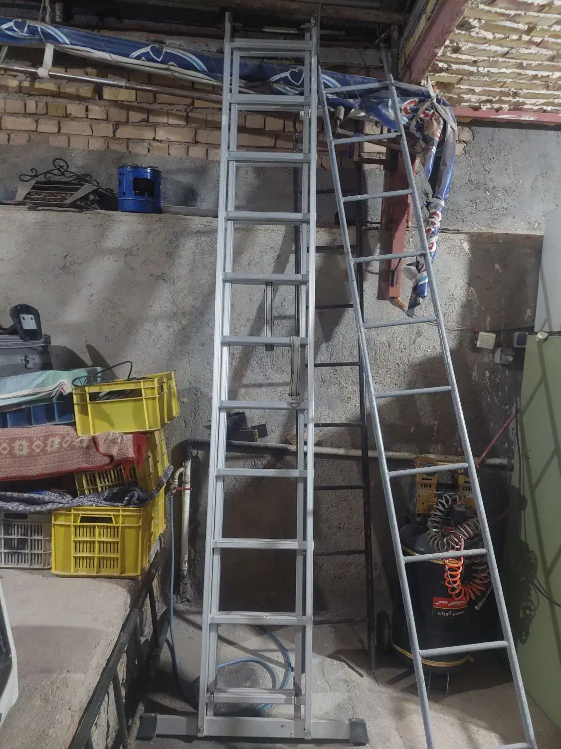 نردبان آلمینیوم مخابراتی|مصالح و تجهیزات ساختمان|تایباد, |دیوار