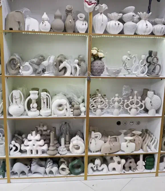 گلدان و شمعدان با تنوع بالا|مجسمه، تندیس، ماکت|تهران, تهرانسر شرقی|دیوار