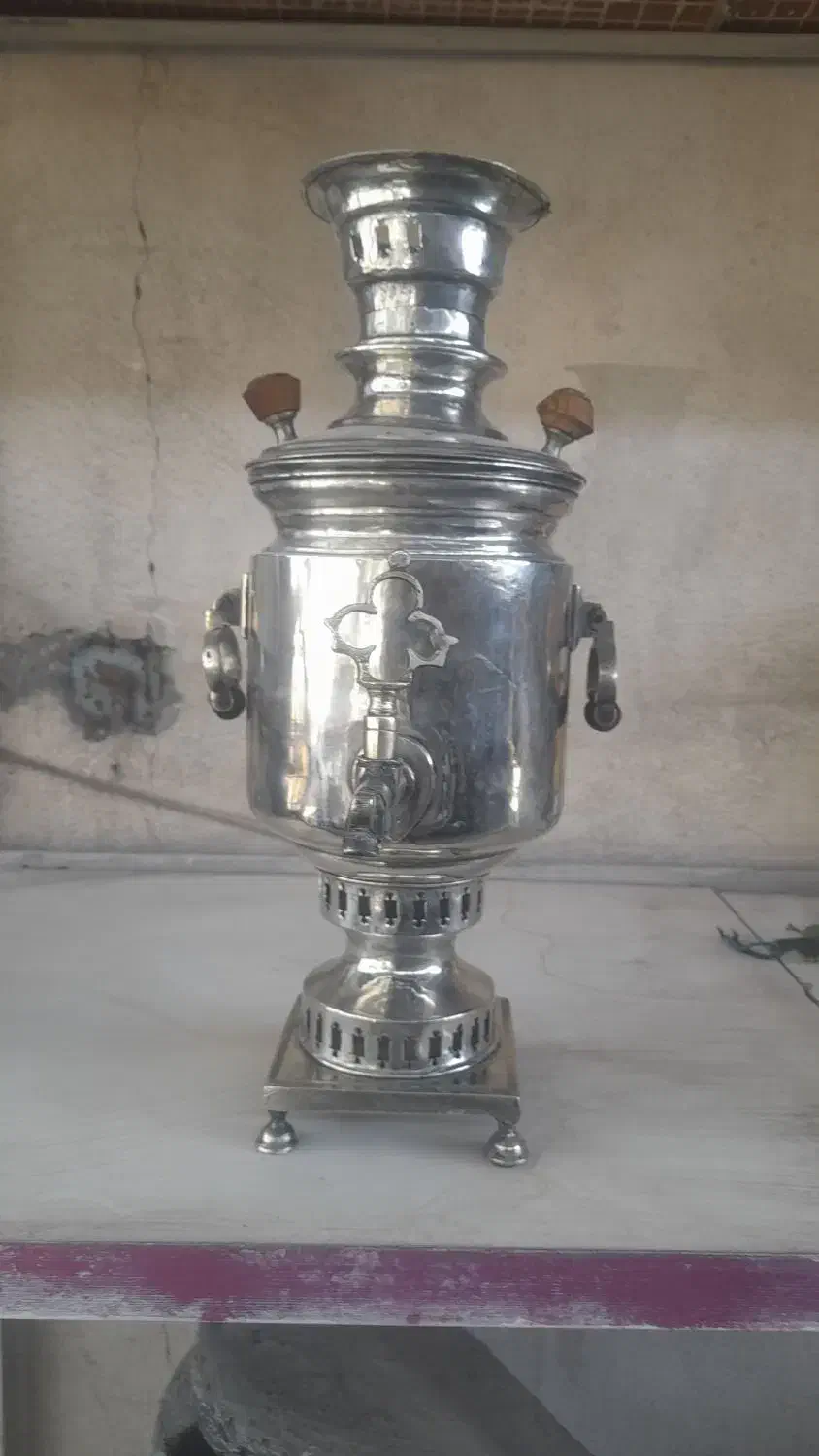 سماور ورشو زغالی|کلکسیون اشیاء عتیقه|خمینی‌شهر, |دیوار