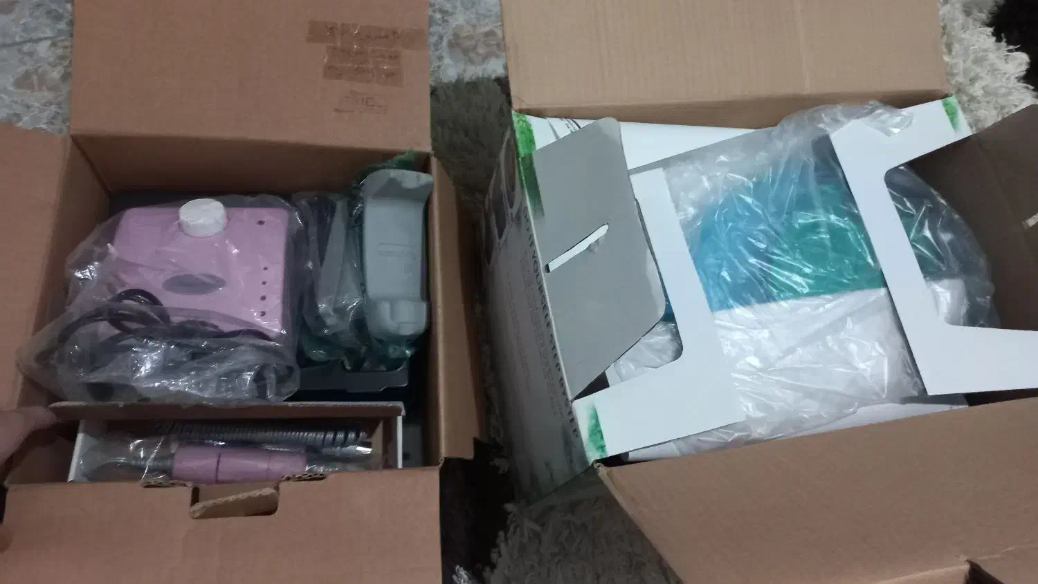 لوازم کاشت ناخون به همراه دستگاه پارافین تراپی|آرایشی، بهداشتی، درمانی|لنگرود, |دیوار