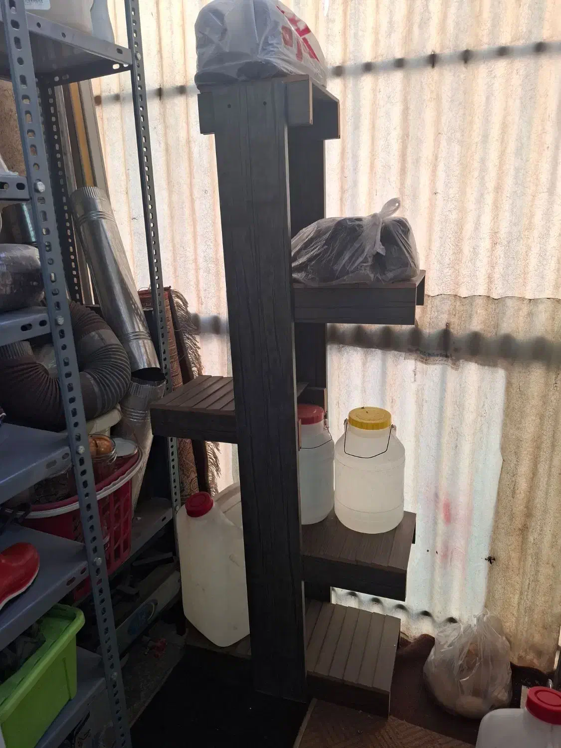 شلف گلدان|کتابخانه، شلف، قفسه‌های دیواری|پاکدشت, پاکدشت (مامازند)|دیوار