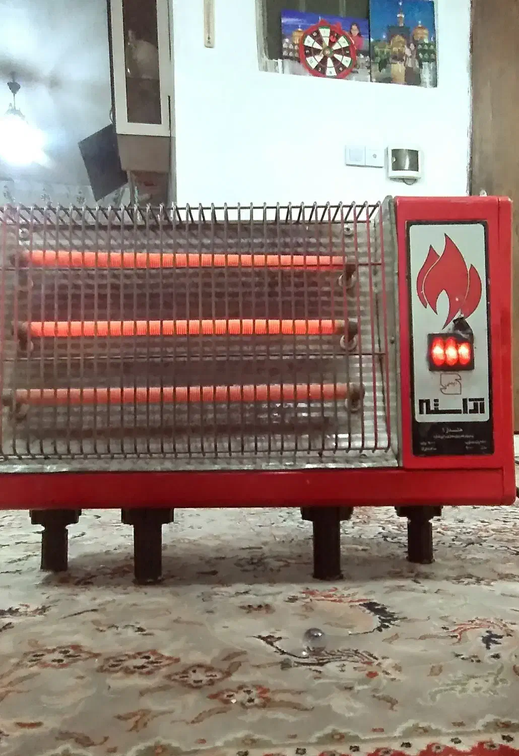 بخاری برقی|بخاری، هیتر، شومینه|پاکدشت, پاکدشت (مامازند)|دیوار