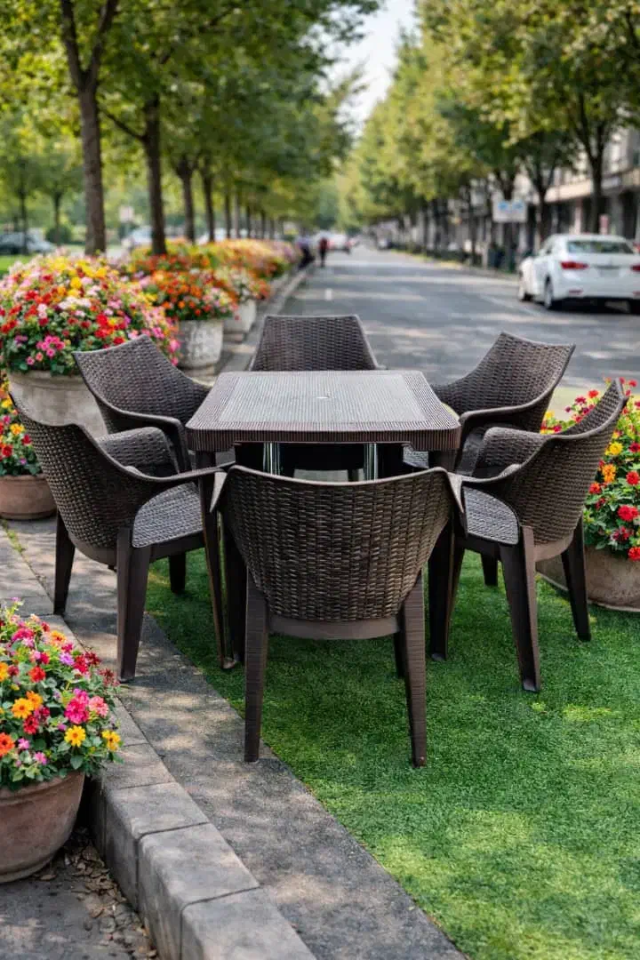 میز و صندلی پلاستیکی زیوار۶۴۲|میز و صندلی غذاخوری|تهران, سلسبیل شمالی|دیوار