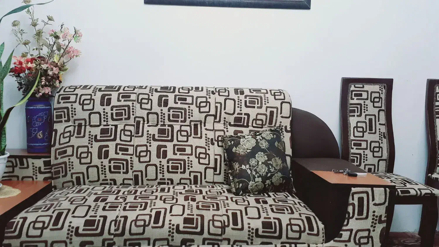 مبلمان مدل ال|مبلمان خانگی و میز عسلی|فومن, |دیوار