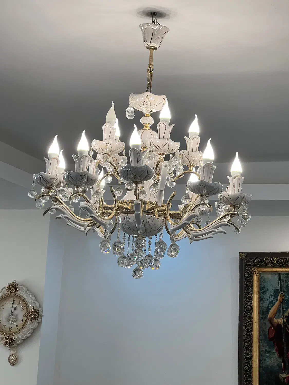 دو عدد لوستر|لوستر و چراغ آویز|تهران, جنت‌آباد جنوبی|دیوار